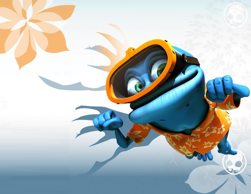 crazy frog 1024x768 background